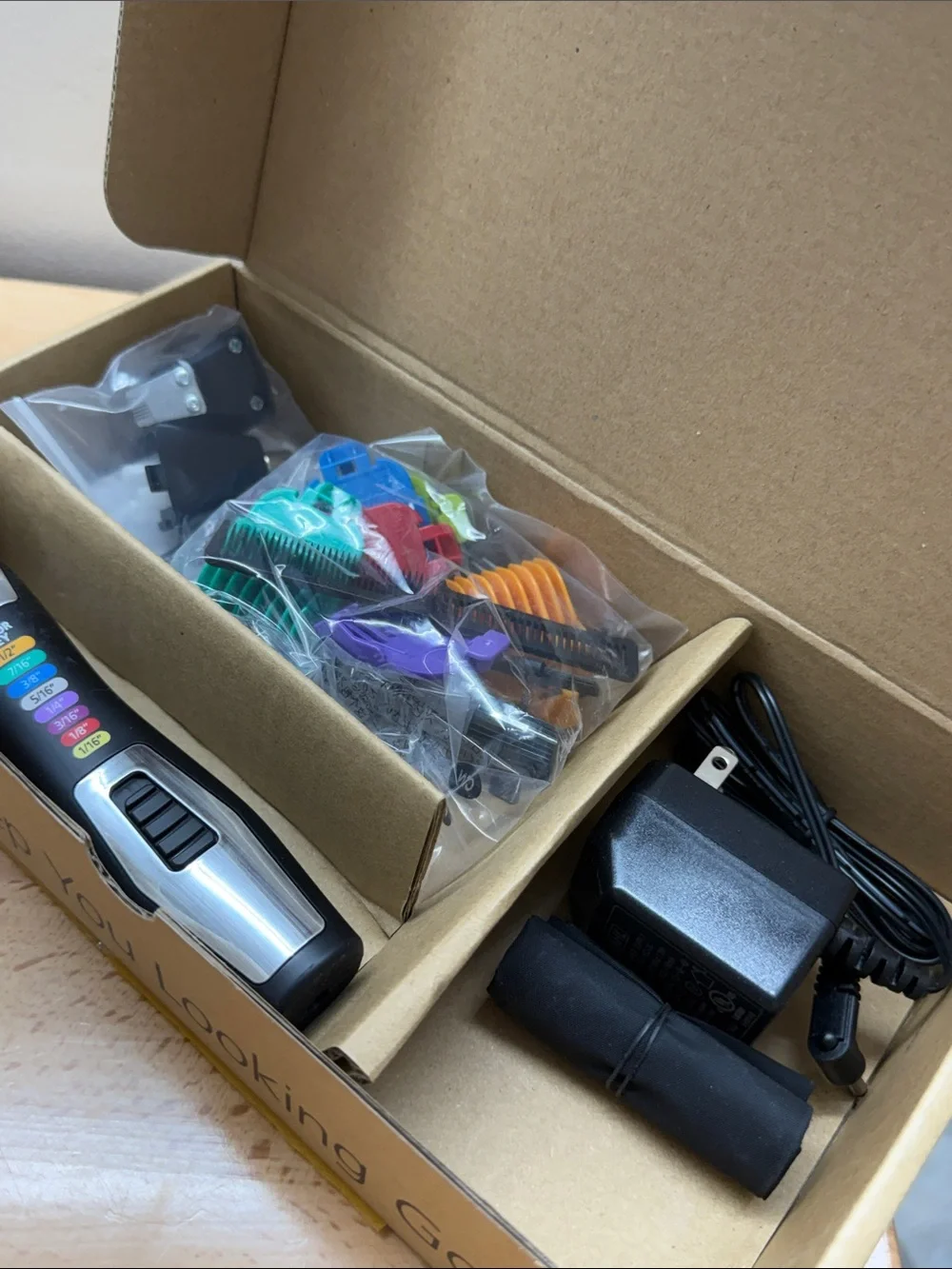 Wahl Color Pro Cordless Hair Clipper Kit with Color-Coded Guide Combs All in One